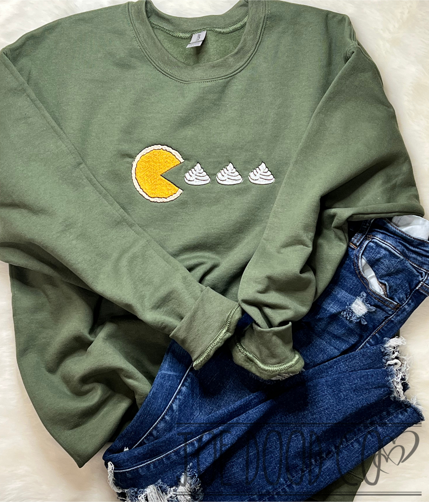 Ready for Pumpkin Pie Embroidered Sweatshirt