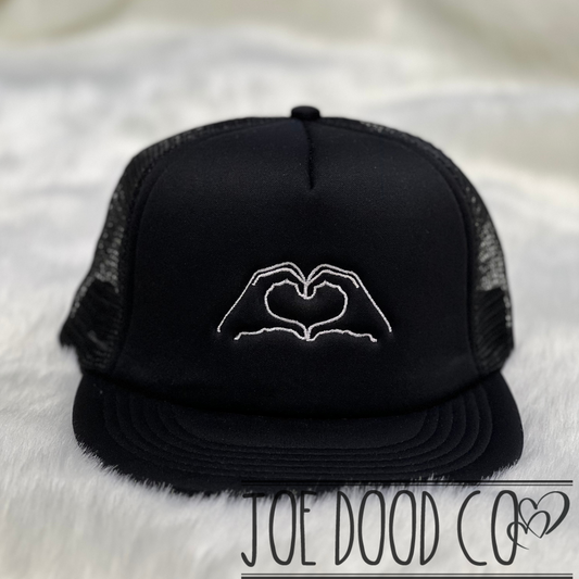Feel the Love Embroidered Trucker Cap